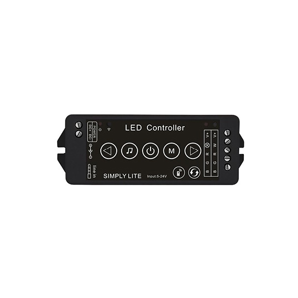 DC5-24V Music controller 2.4GHz RF remote control for DIM CCT RGB/RGBW LED Strip Lights DC5-24V Music controller 2.4GHz RF remote control for DIM CCT RGB/RGBW LED Strip Lights